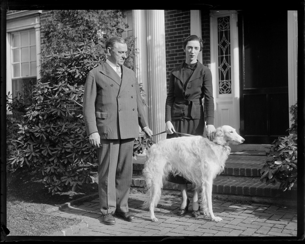 James Curley with daughter and dog
