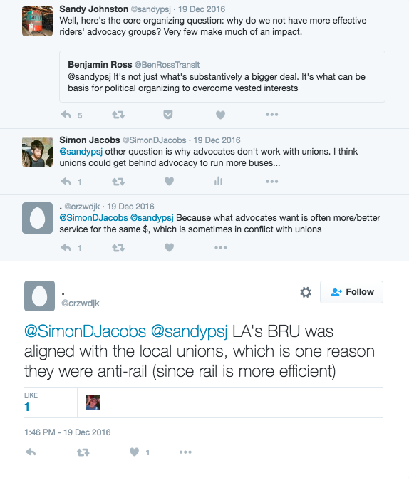 Twitter war on unions